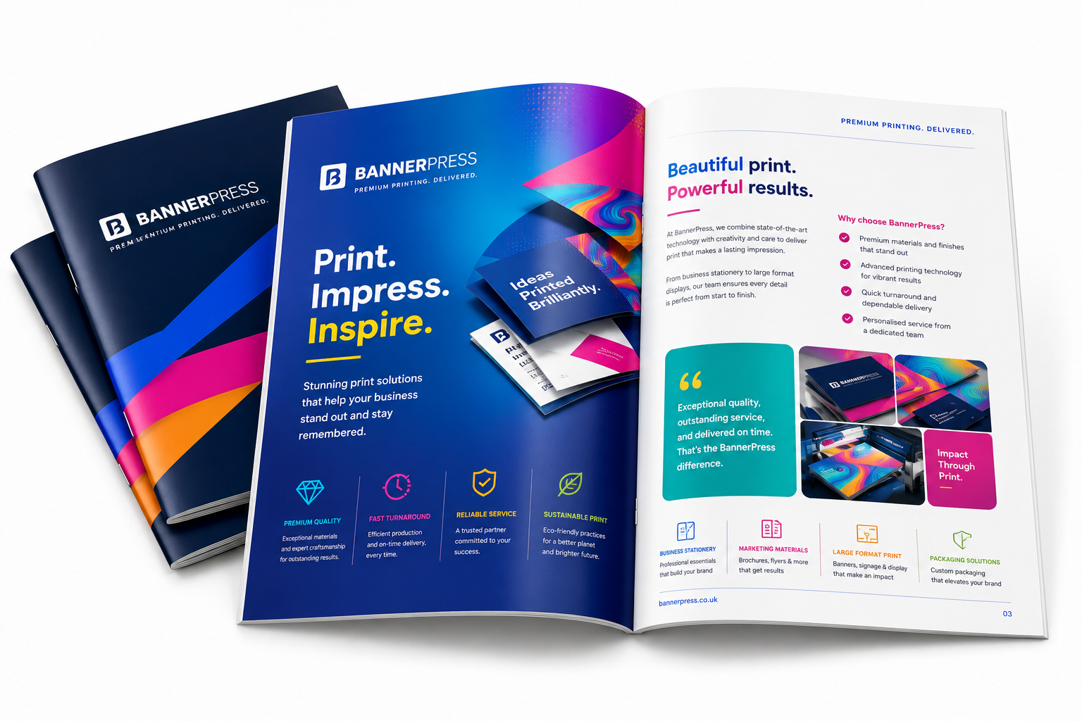 A4 Stapled Brochure