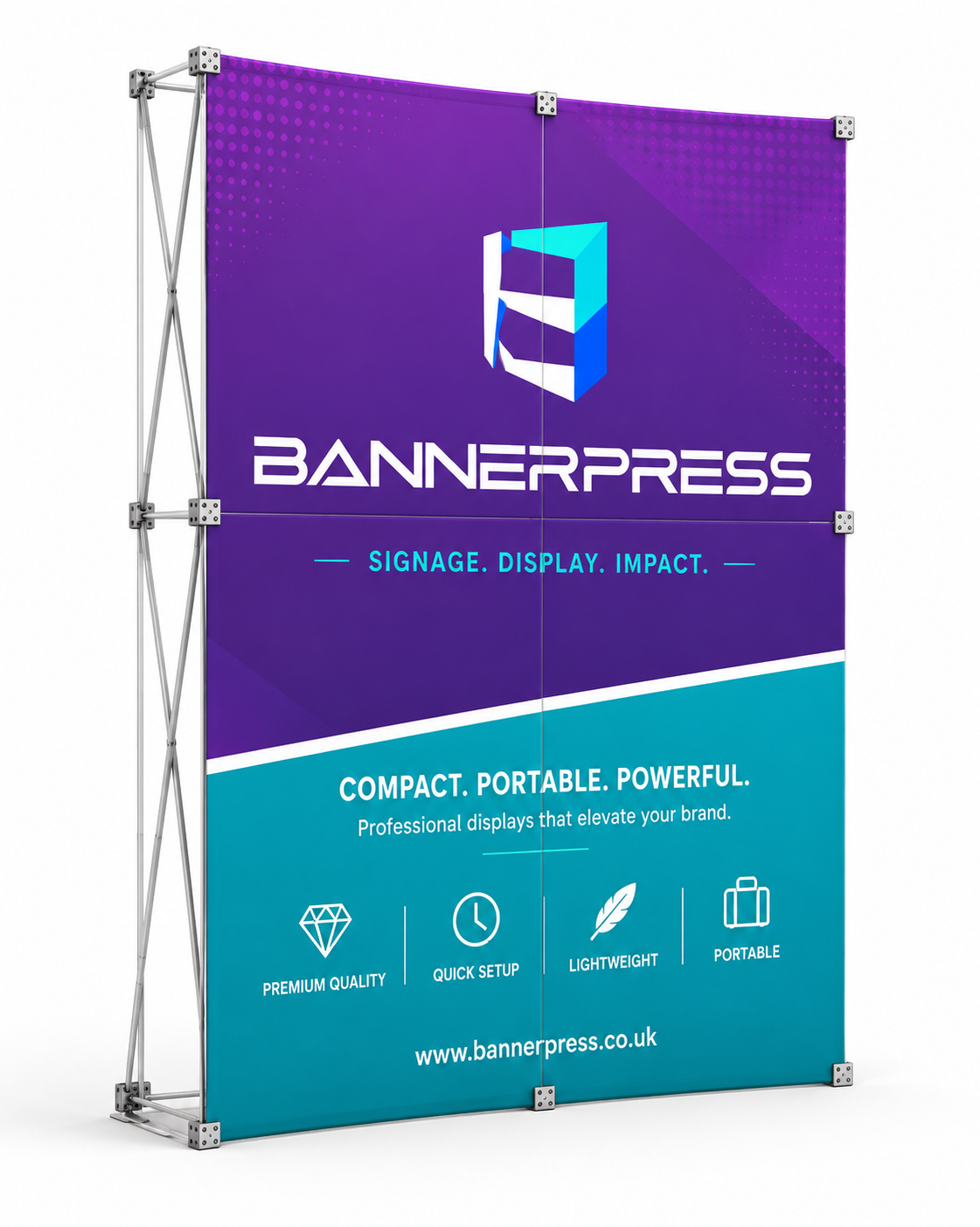Compact Pop-Up Display 2×2