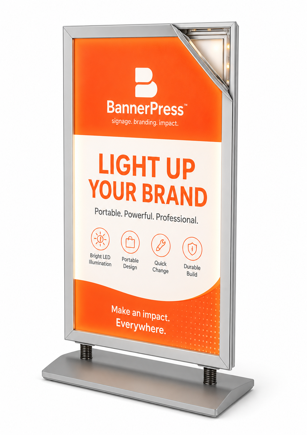Portable Snap-Frame LED Light Box