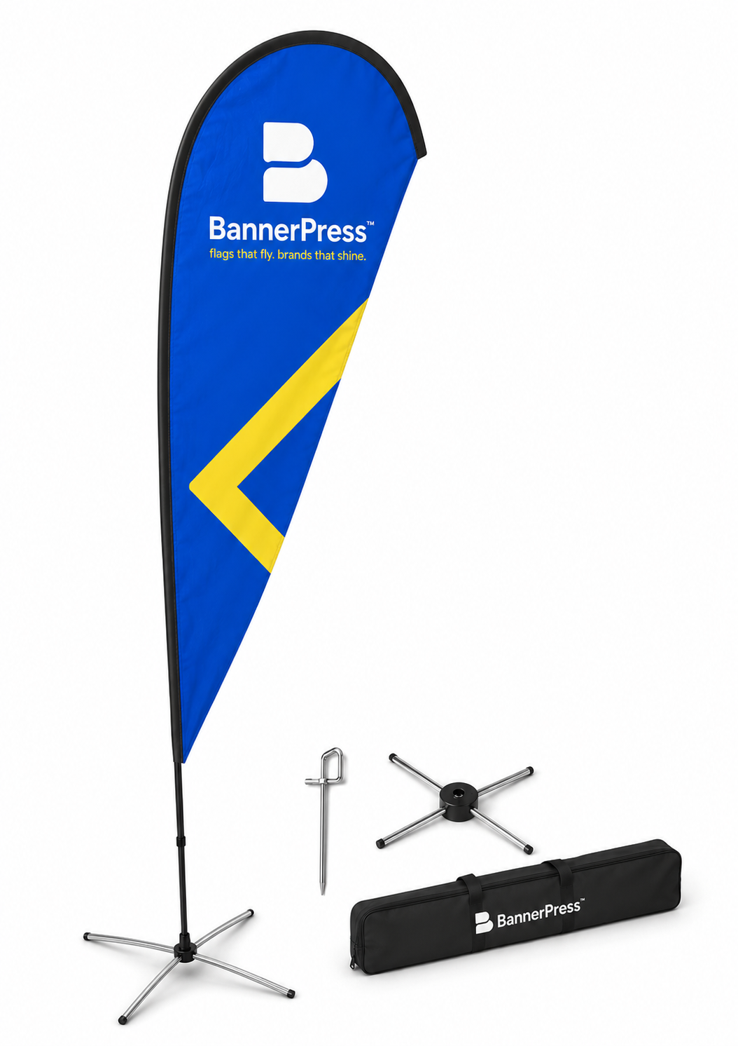 Teardrop Flag Complete Kit