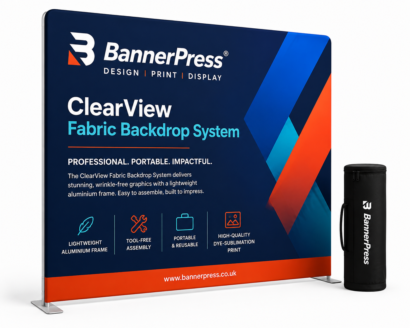ClearView Fabric Backdrop System