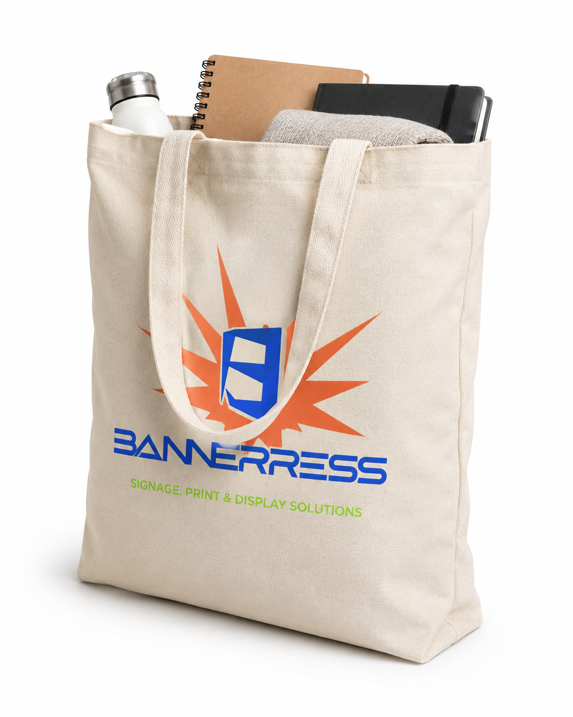 Printed Canvas Tote Bag