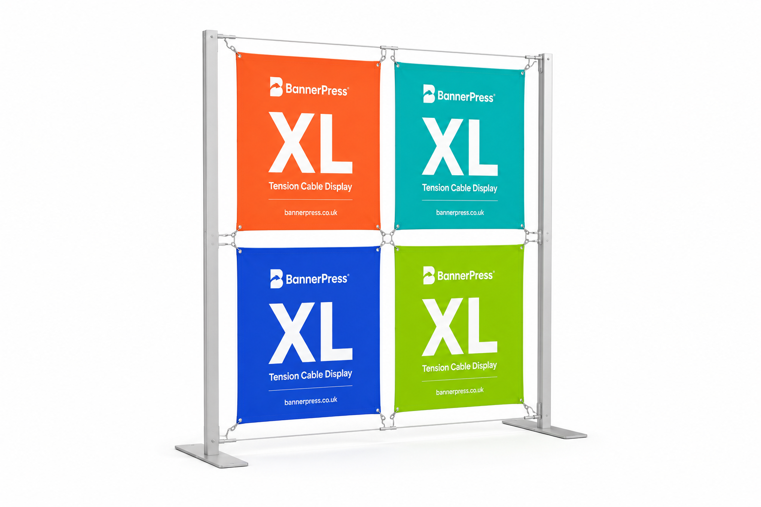 Tension Cable Display System 2×2