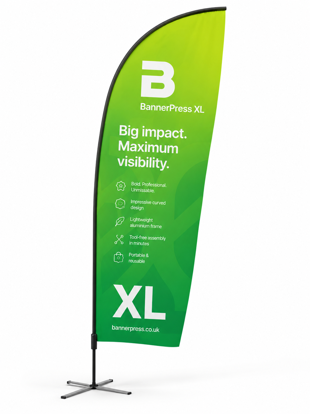 Rectangular Convex Flag 3m