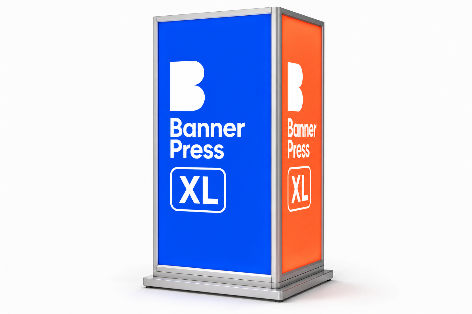 Double-Sided Floor Lightbox