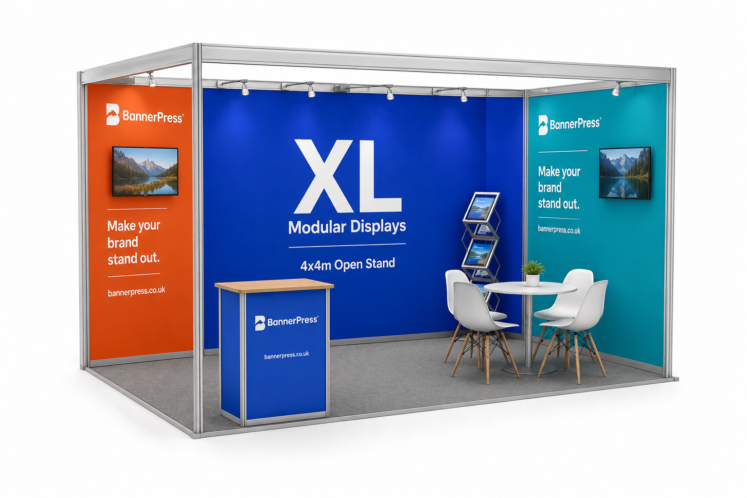 Modular Island Exhibition Stand 4×4