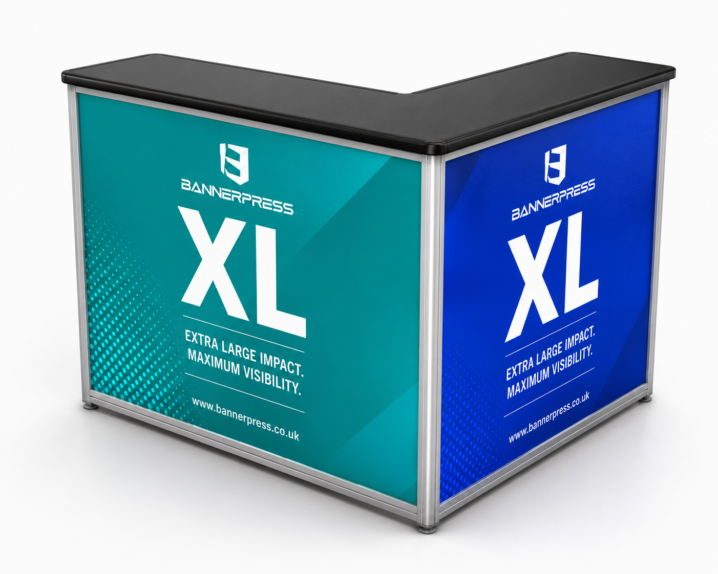 L-Shape Exhibition Counter