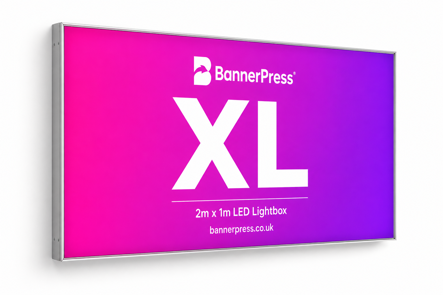 Large Format LED Lightbox 2×1m