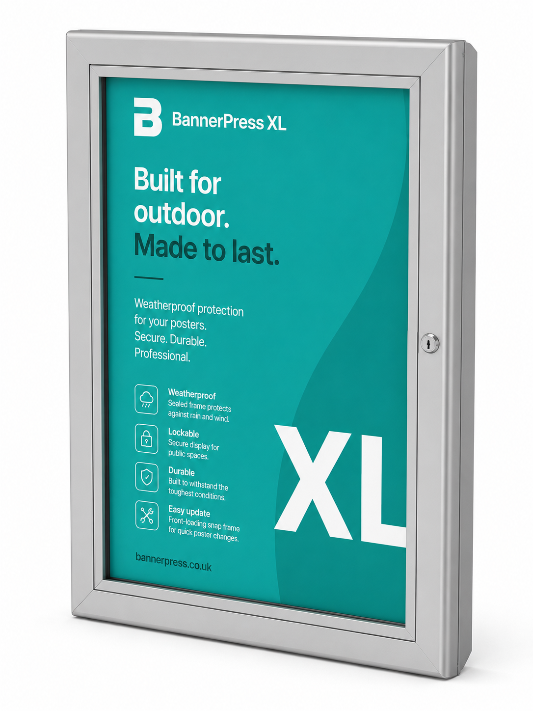 Outdoor Lockable Poster Case A1